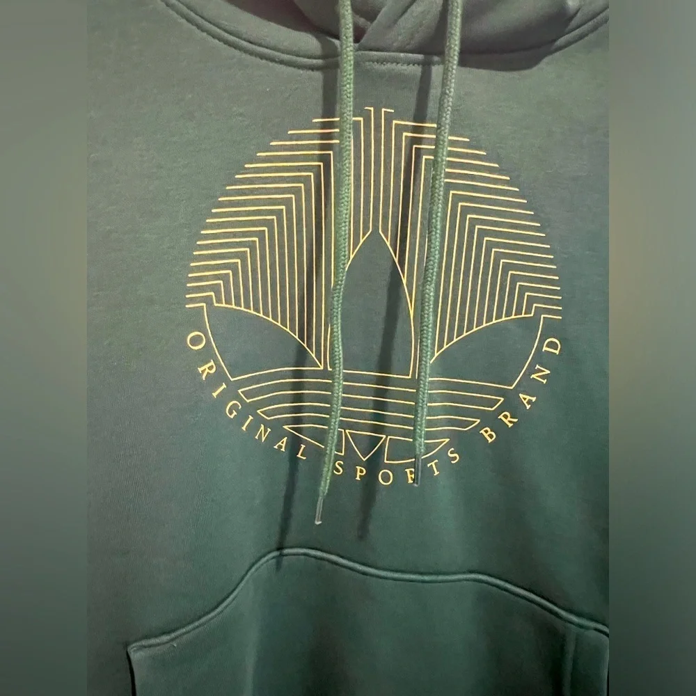 ADIDAS Deco Trefoil Hoodie Green.